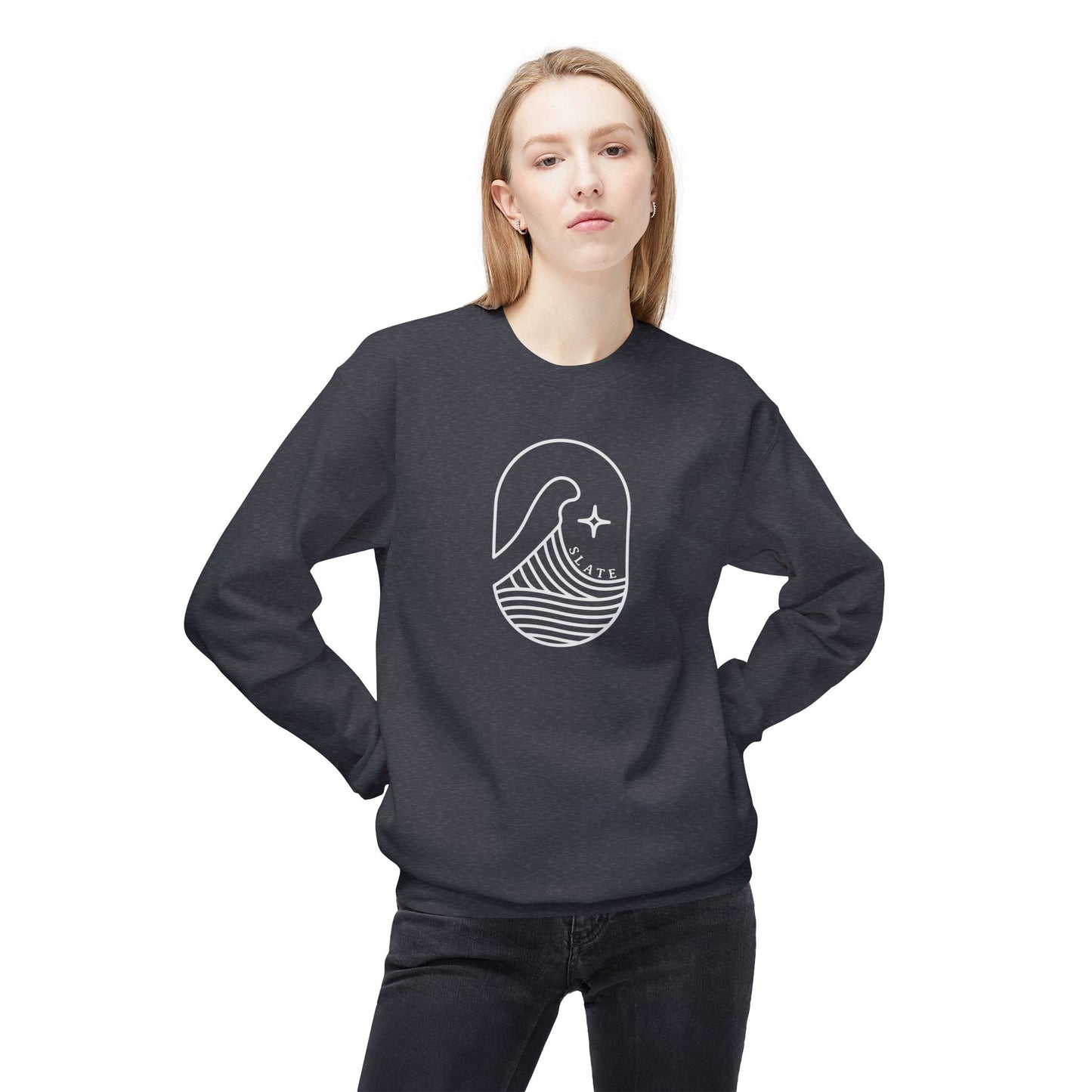 SLATE Icon Long Sleeved Sweatshirt - FREE SHIPPING!