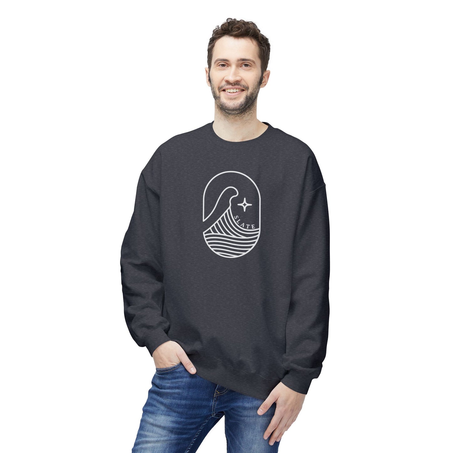 SLATE Icon Long Sleeved Sweatshirt - FREE SHIPPING!