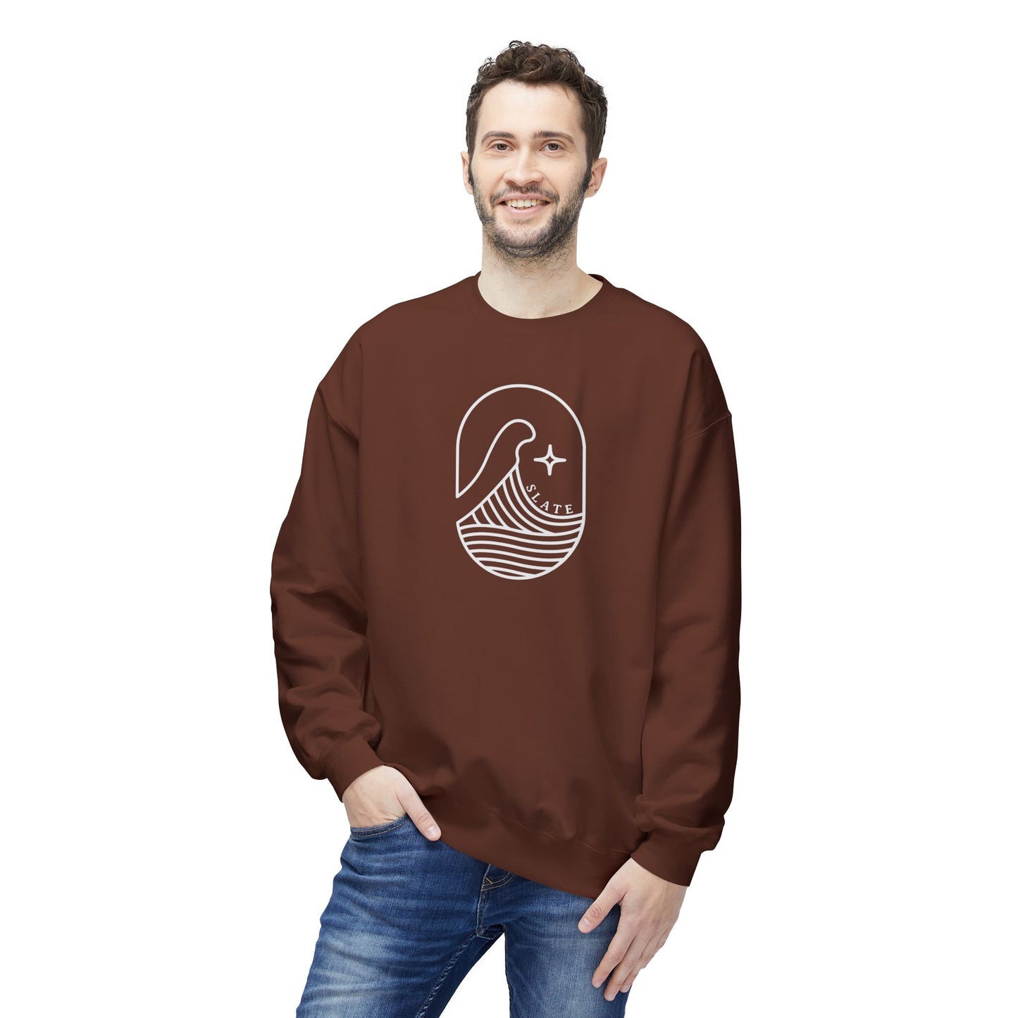 SLATE Icon Long Sleeved Sweatshirt - FREE SHIPPING!