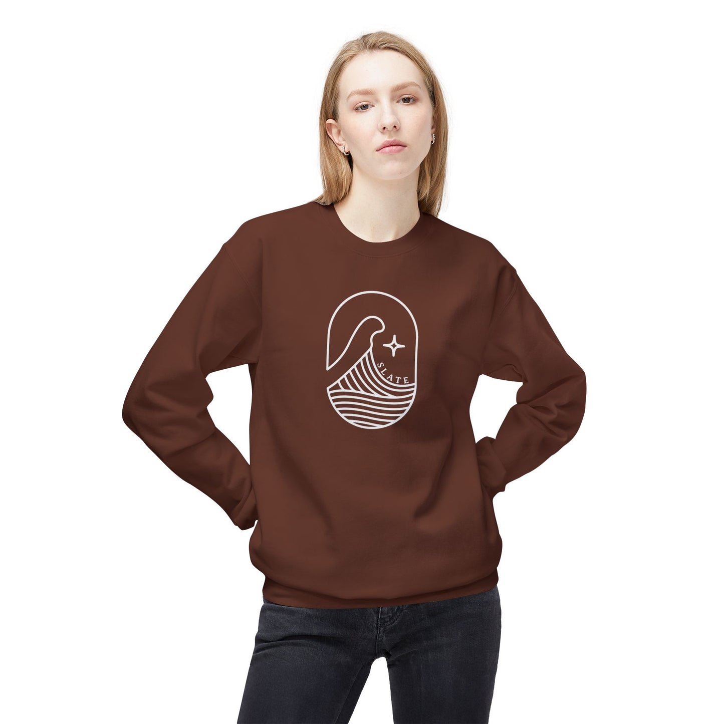 SLATE Icon Long Sleeved Sweatshirt - FREE SHIPPING!