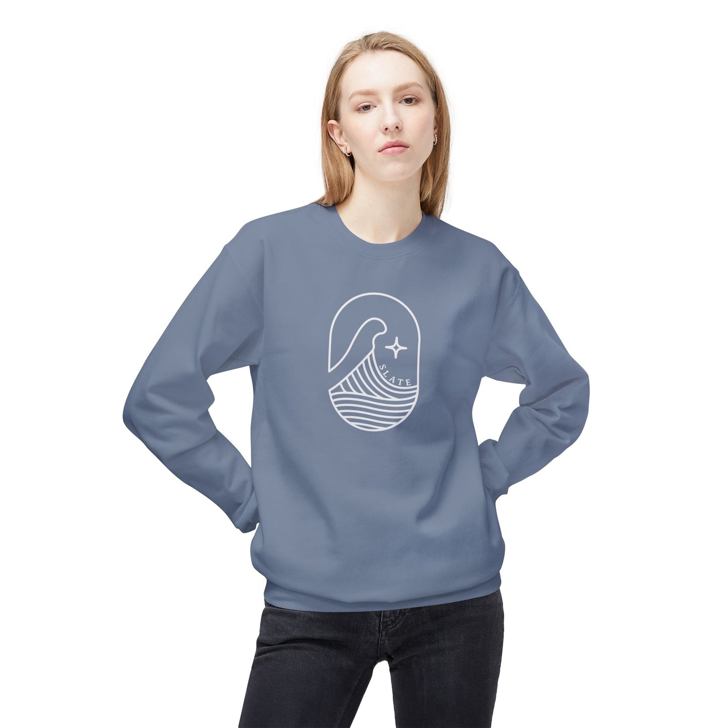 SLATE Icon Long Sleeved Sweatshirt - FREE SHIPPING!