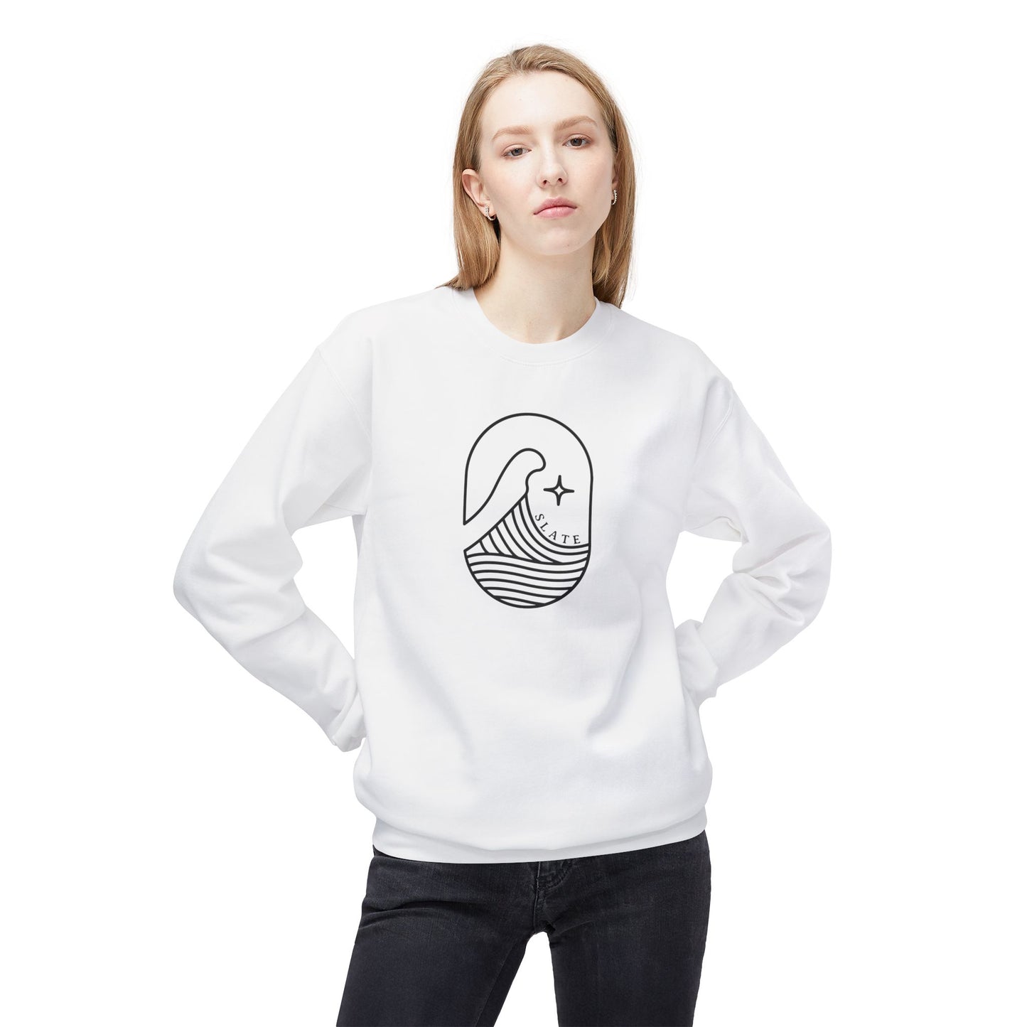 SLATE Icon Long Sleeved Sweatshirt - FREE SHIPPING!