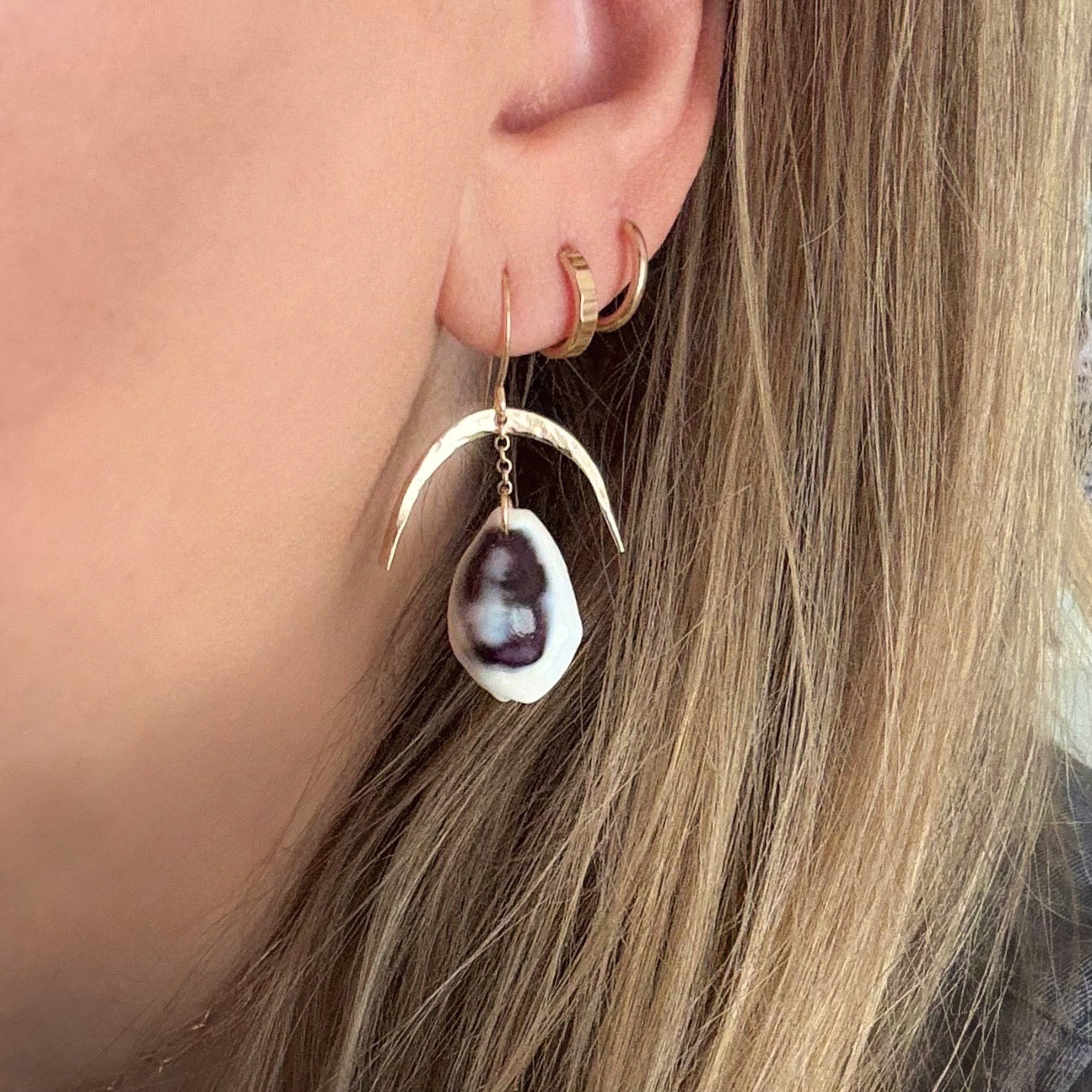 Cora Cowrie Earrings