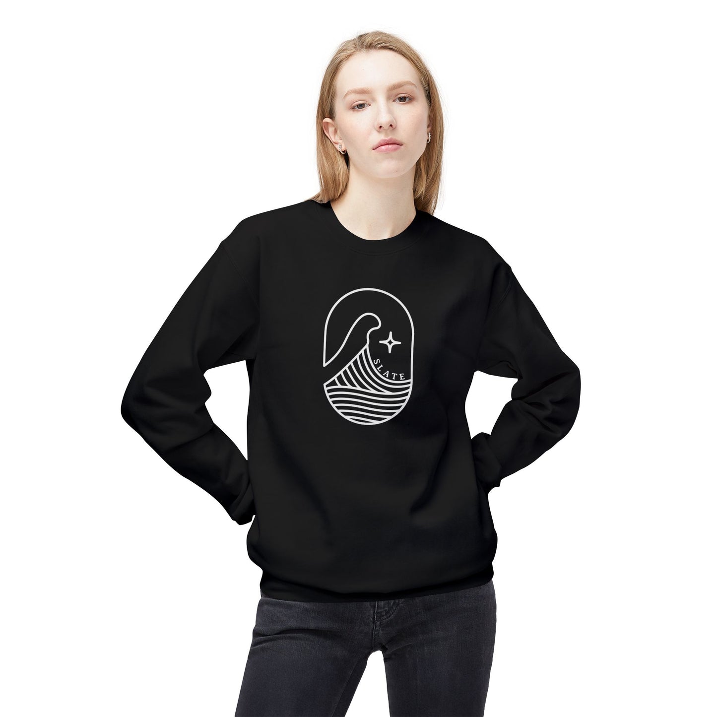 SLATE Icon Long Sleeved Sweatshirt - FREE SHIPPING!