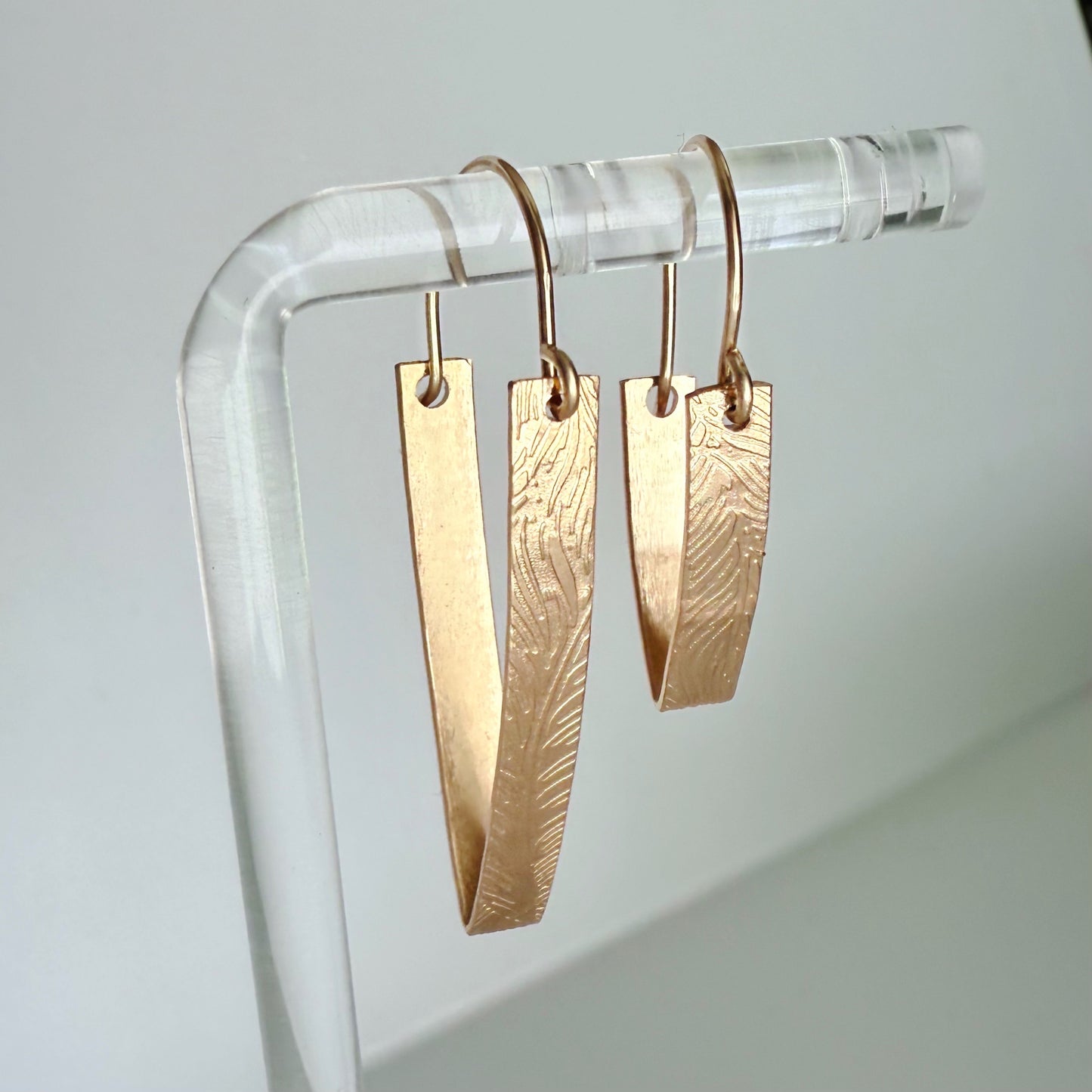 Plume Feather Earrings