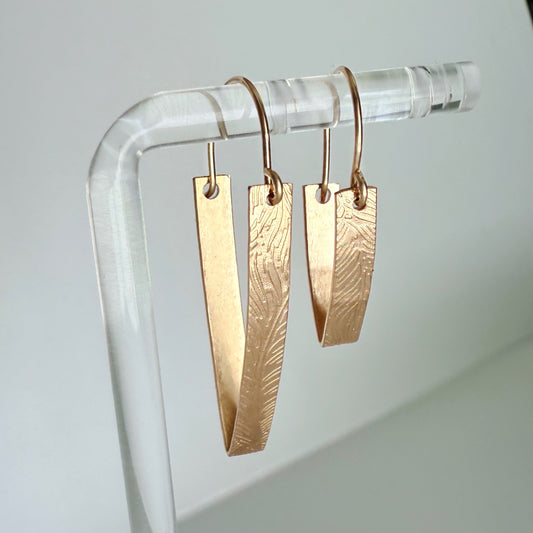 Plume Feather Earrings