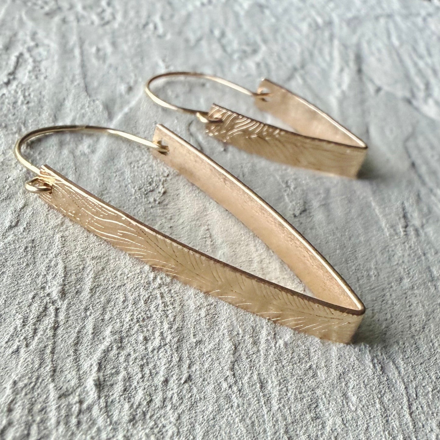Plume Feather Earrings