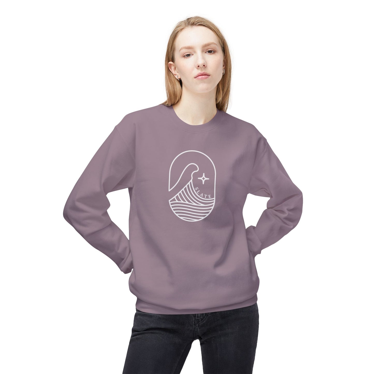 SLATE Icon Long Sleeved Sweatshirt - FREE SHIPPING!