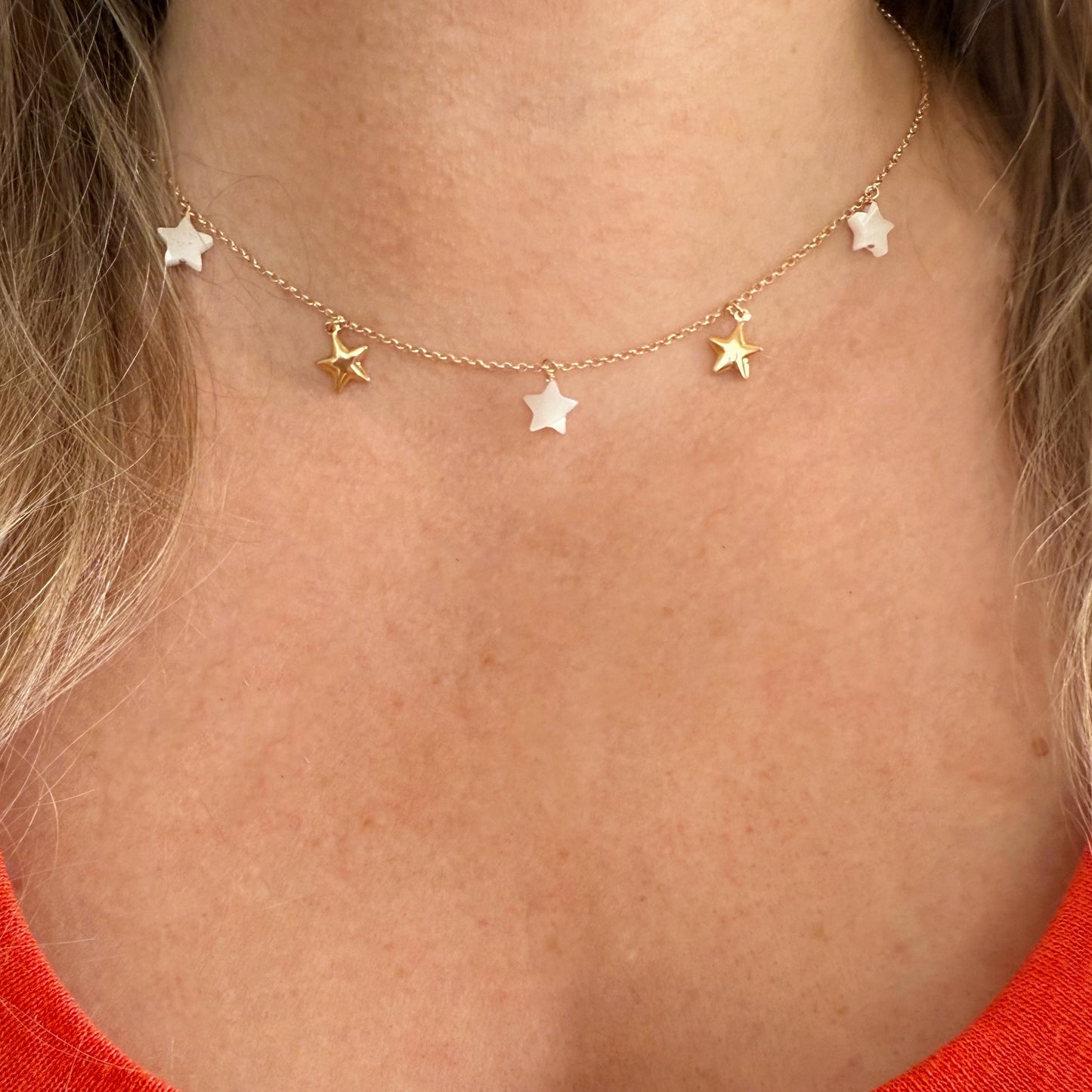 Lyra Star Charm Necklace