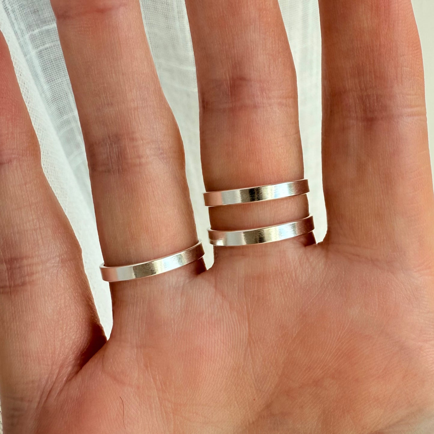 Nile Double T Cuff Ring