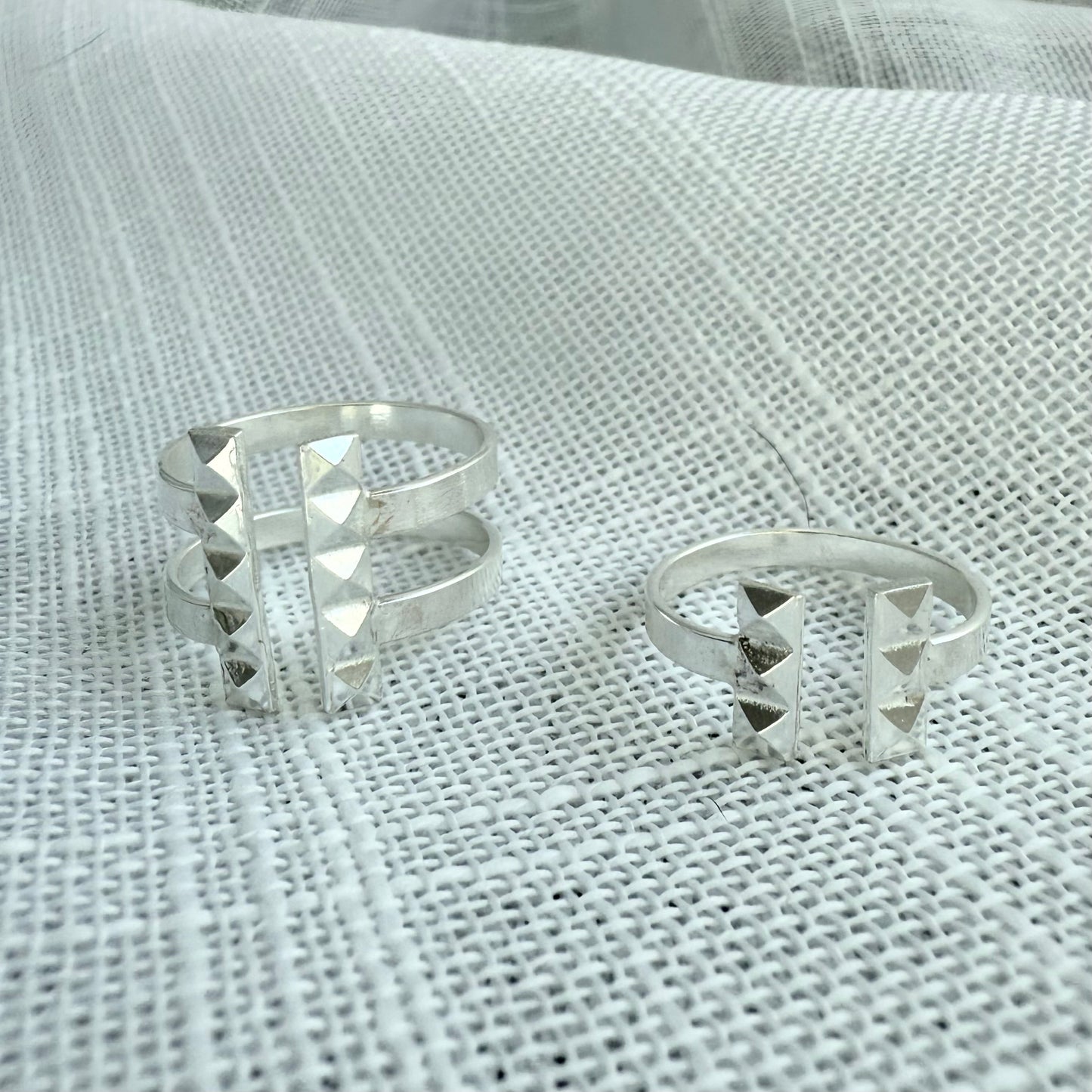 Nile Double T Cuff Ring
