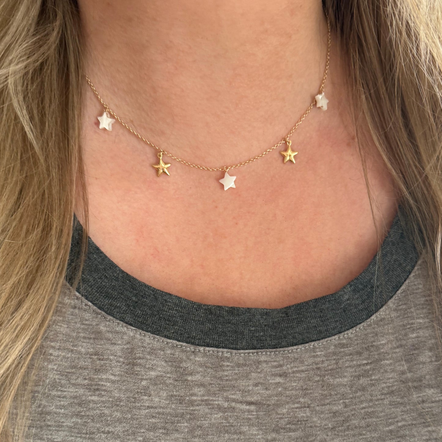 Lyra Star Charm Necklace
