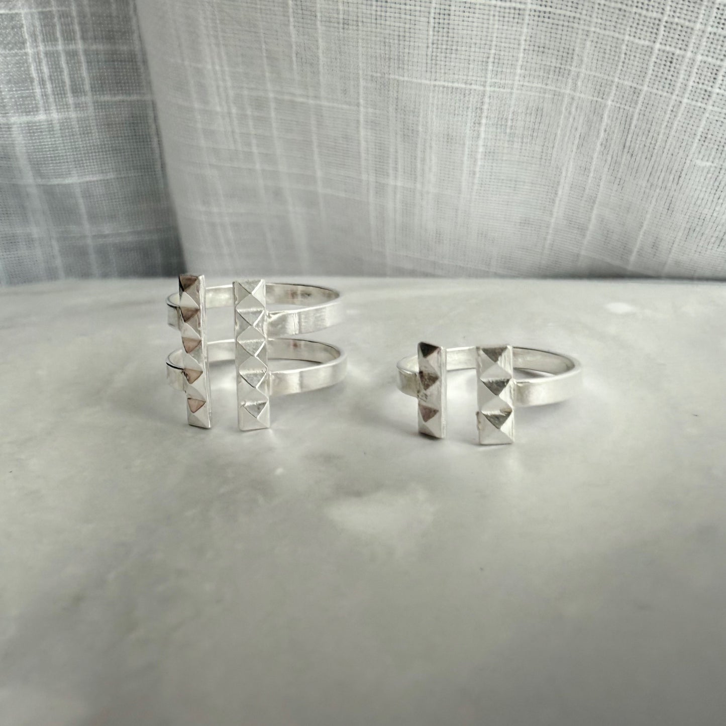 Nile Double T Cuff Ring