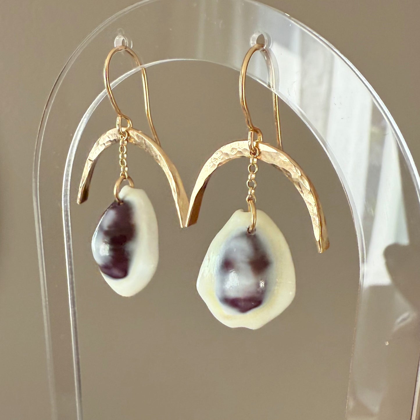 Cora Cowrie Earrings