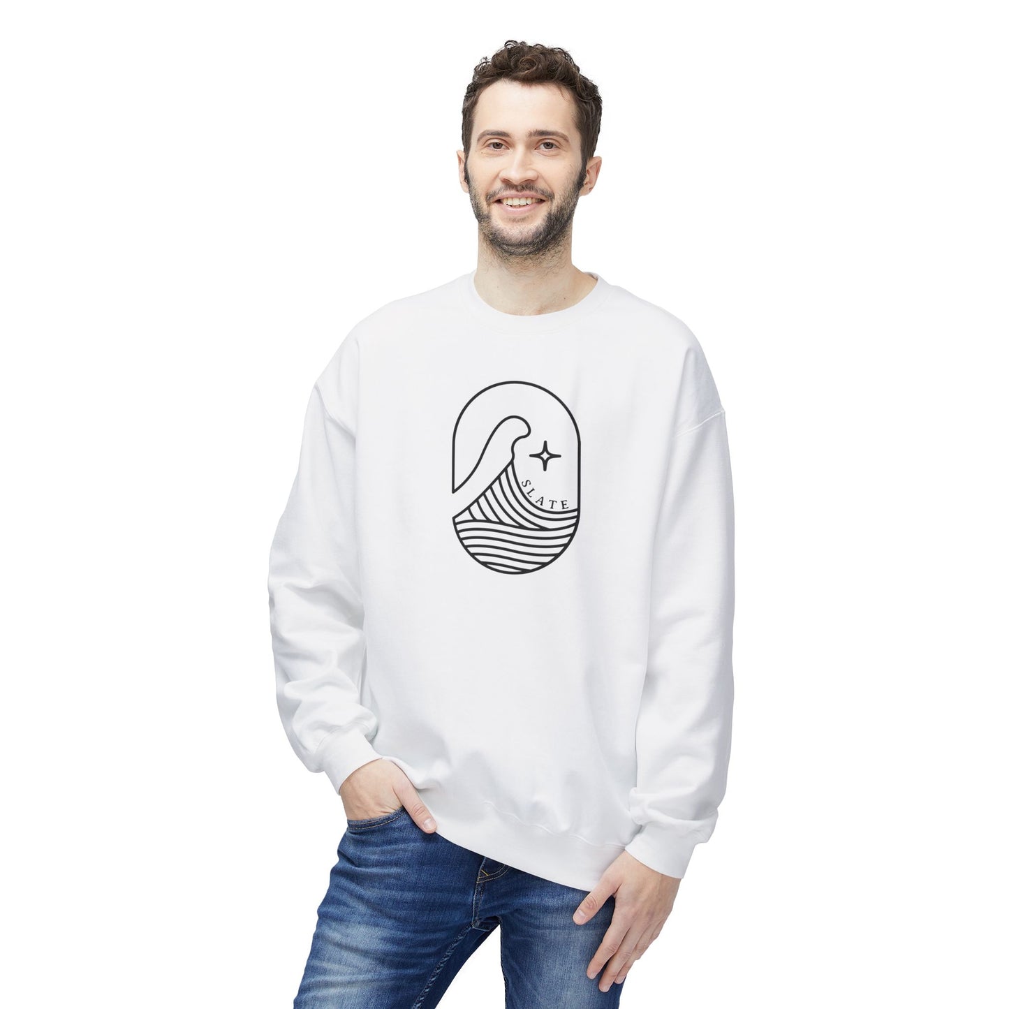 SLATE Icon Long Sleeved Sweatshirt - FREE SHIPPING!