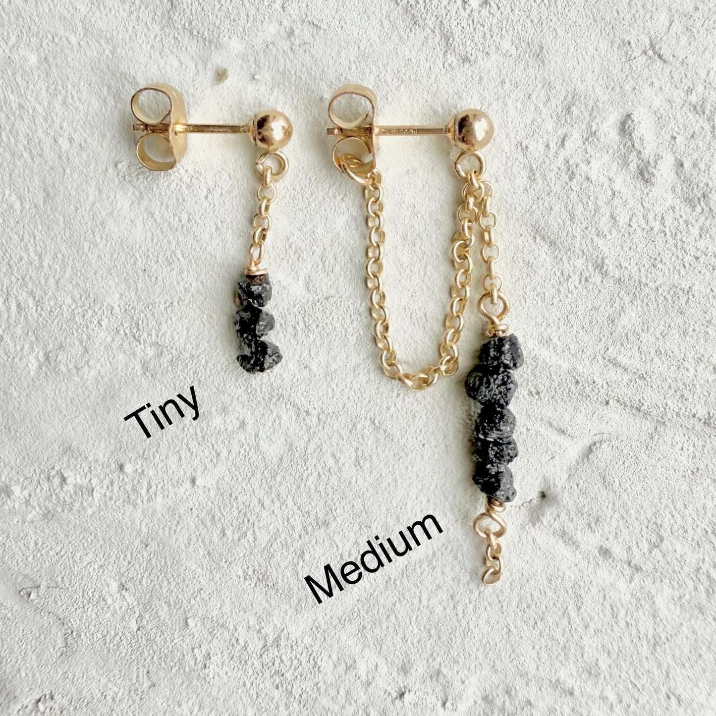 Stella Diamond Dangle Studs