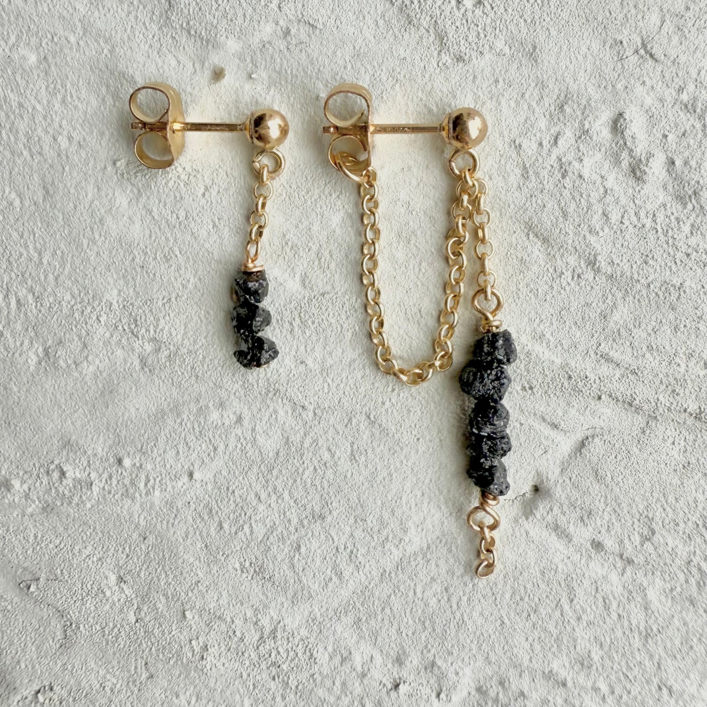 Stella Diamond Dangle Studs