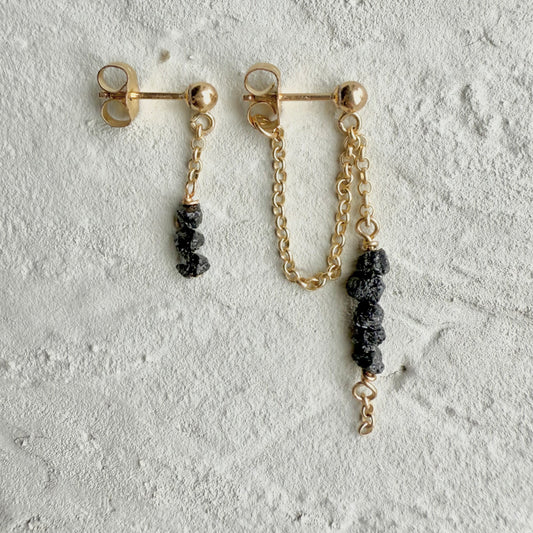 Stella Diamond Dangle Studs